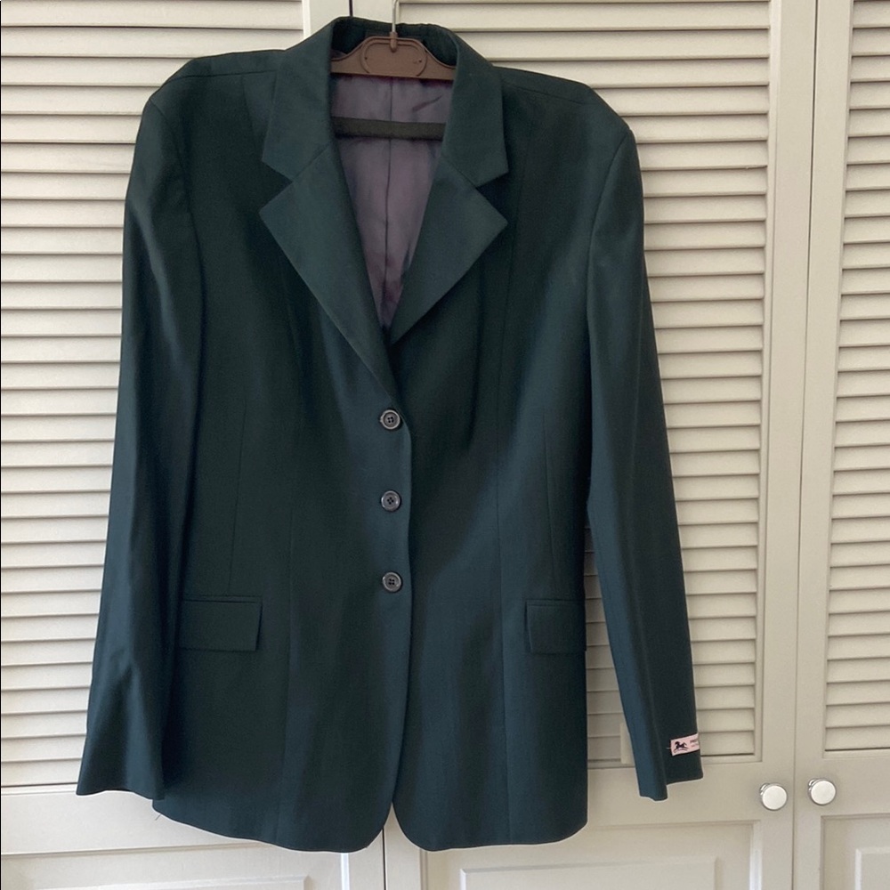 Equestrian English Riding Blazer - Hunter Green